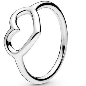 Pandora Polished heart sterling silver